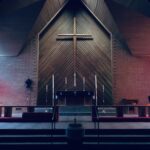 Church sanctuary representing holiness and division in the church