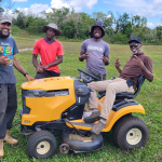 The maintenance crew at the Caribbean Christian Centre for the Deaf