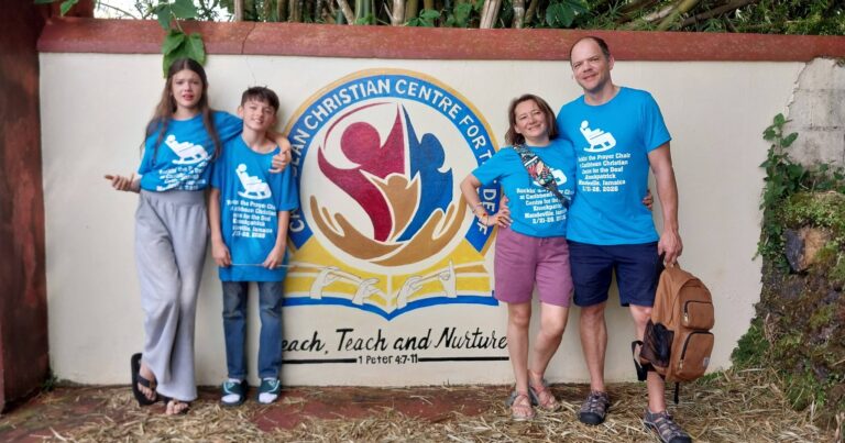 Long family on mission at the CCCD