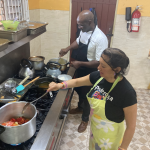 Caroll in the Knockpatrick CCCD campus kitchen