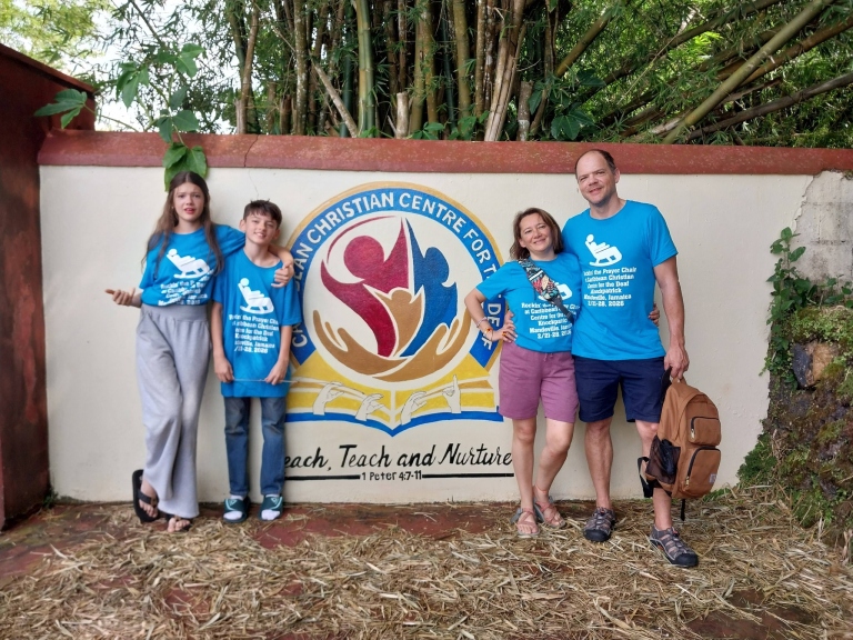 The Long Family on mission at the CCCD