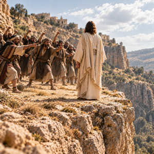Anger and division erupt at Jesus's words